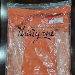 Thirty-One Spirit Orange Cinch Sac Backpack